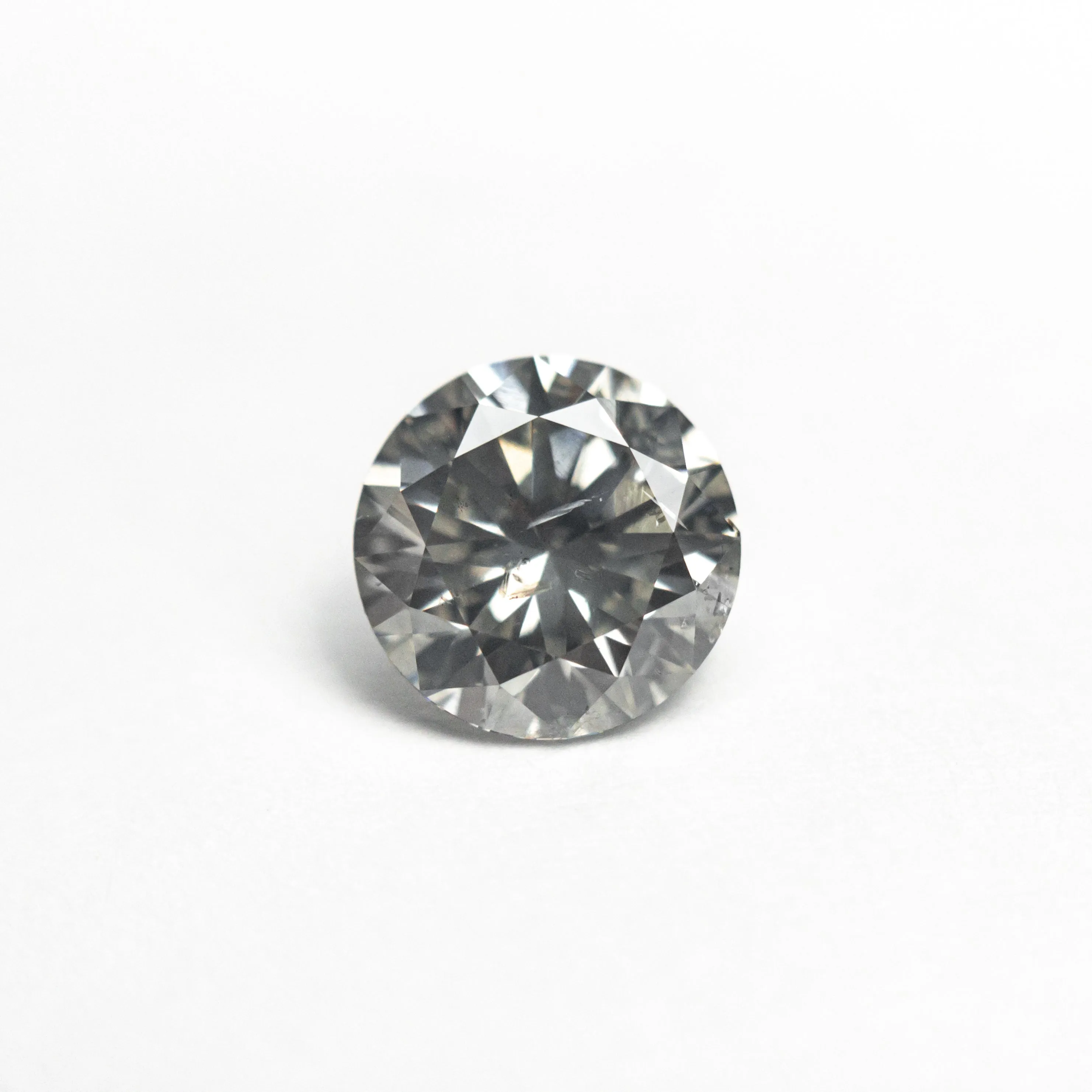 1.05ct 6.43x6.46x4.00mm SI2 Fancy Grey Round Brilliant 18849-01