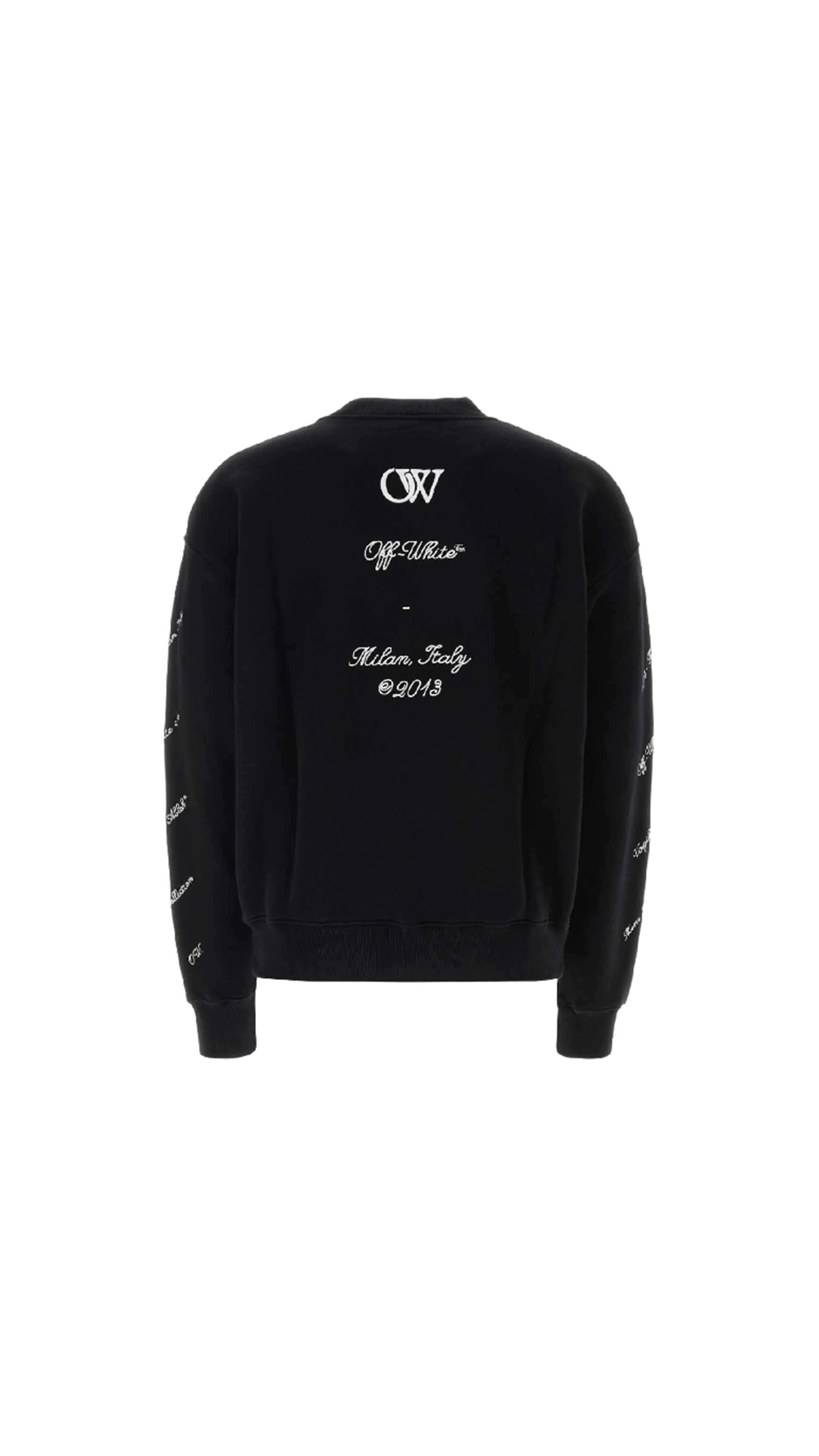 23 Logo Skate Crewneck - Black