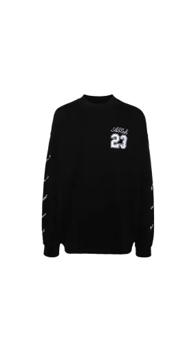 23 Logo Skate Crewneck - Black