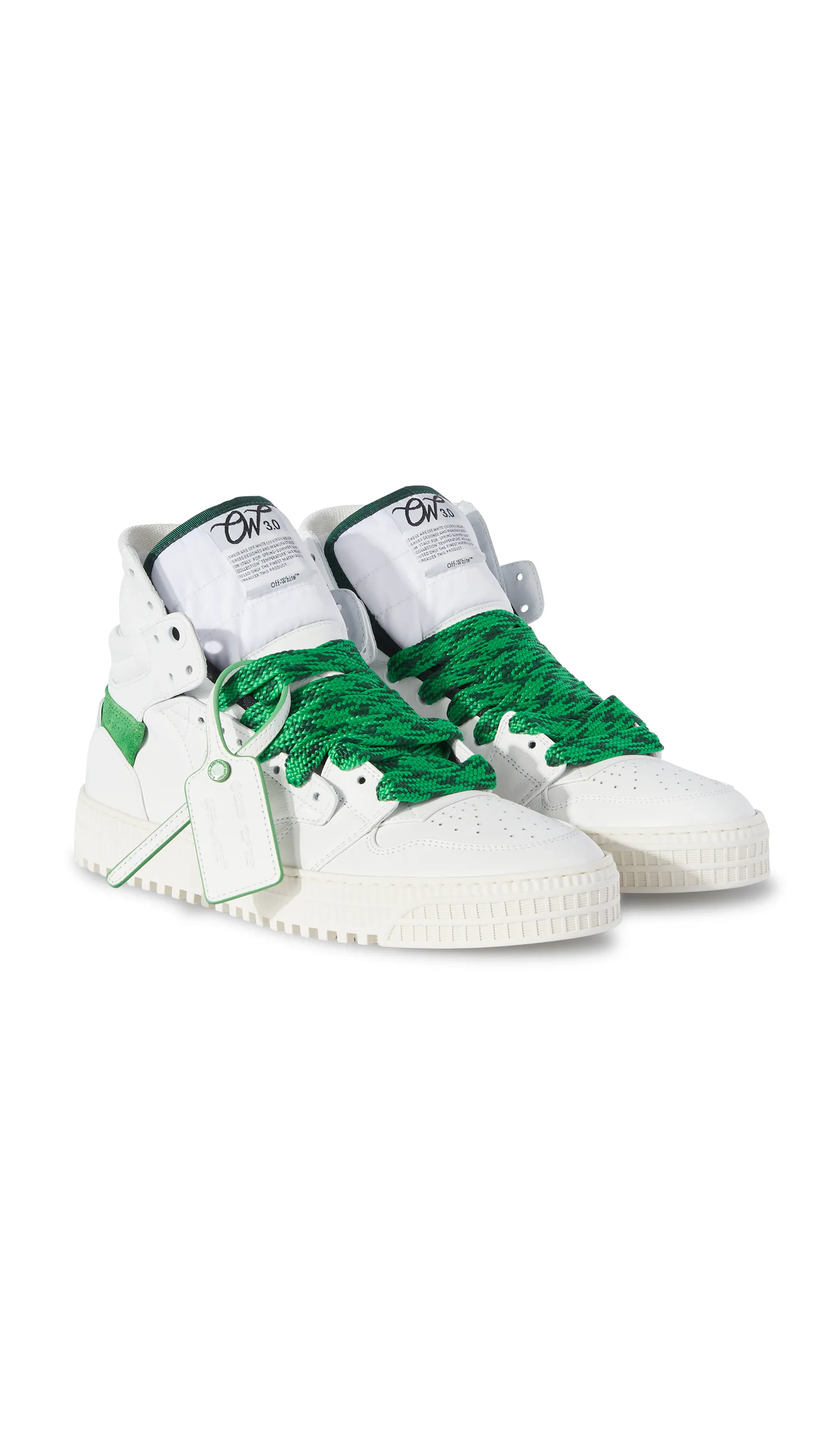 3.0 Off Court Sneakers - White/Green