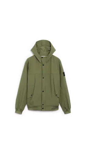 40227 Light Soft Shell Hooded Blouson - Khaki