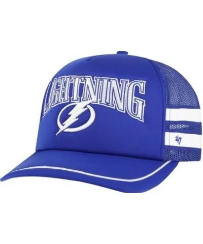 '47 Men's NHL Tampa Bay Lightning Sideband Stripes Trucker Snapback Hat