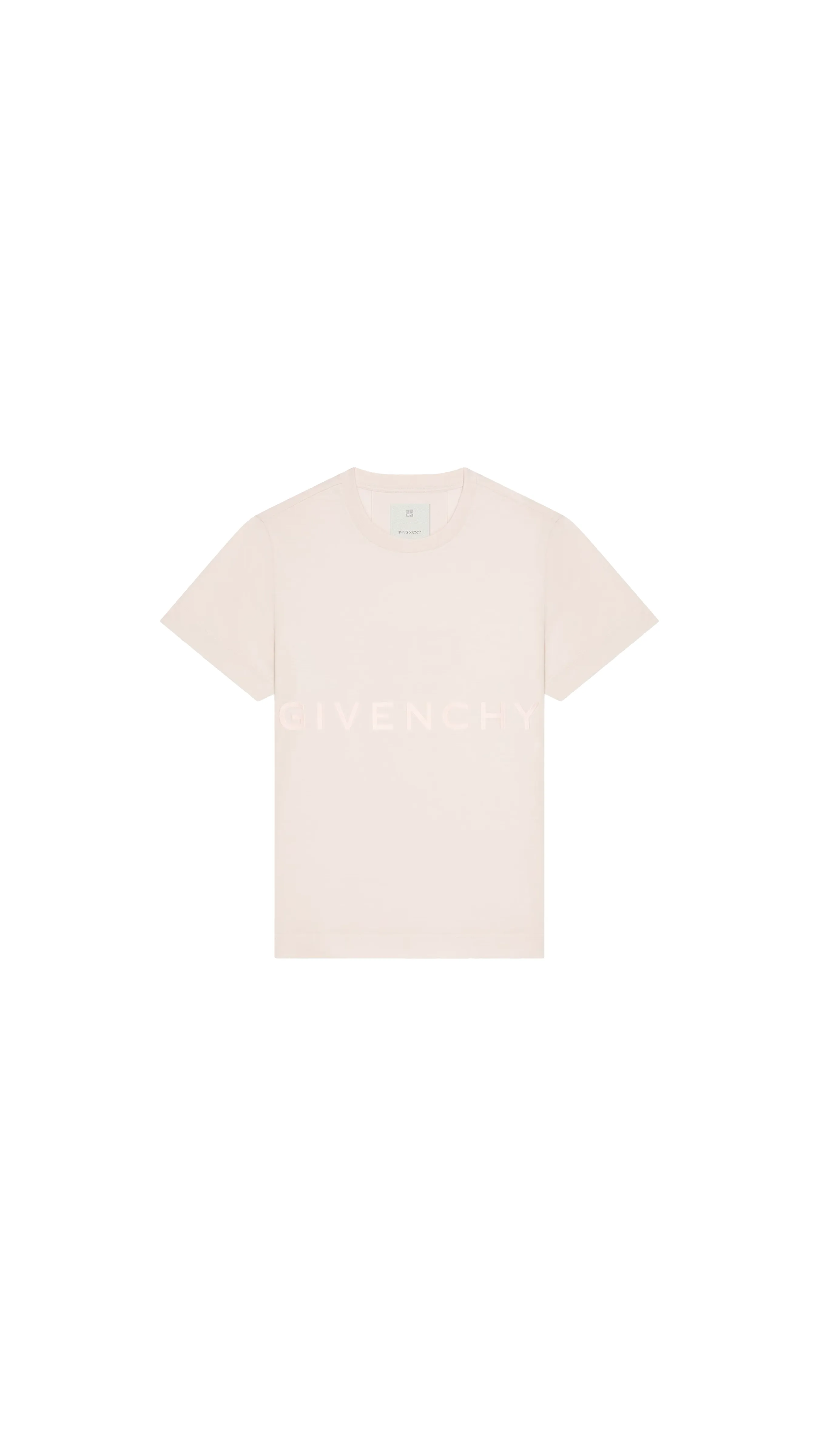 4G Slim Fit T-shirt In Cotton - Nude Pink