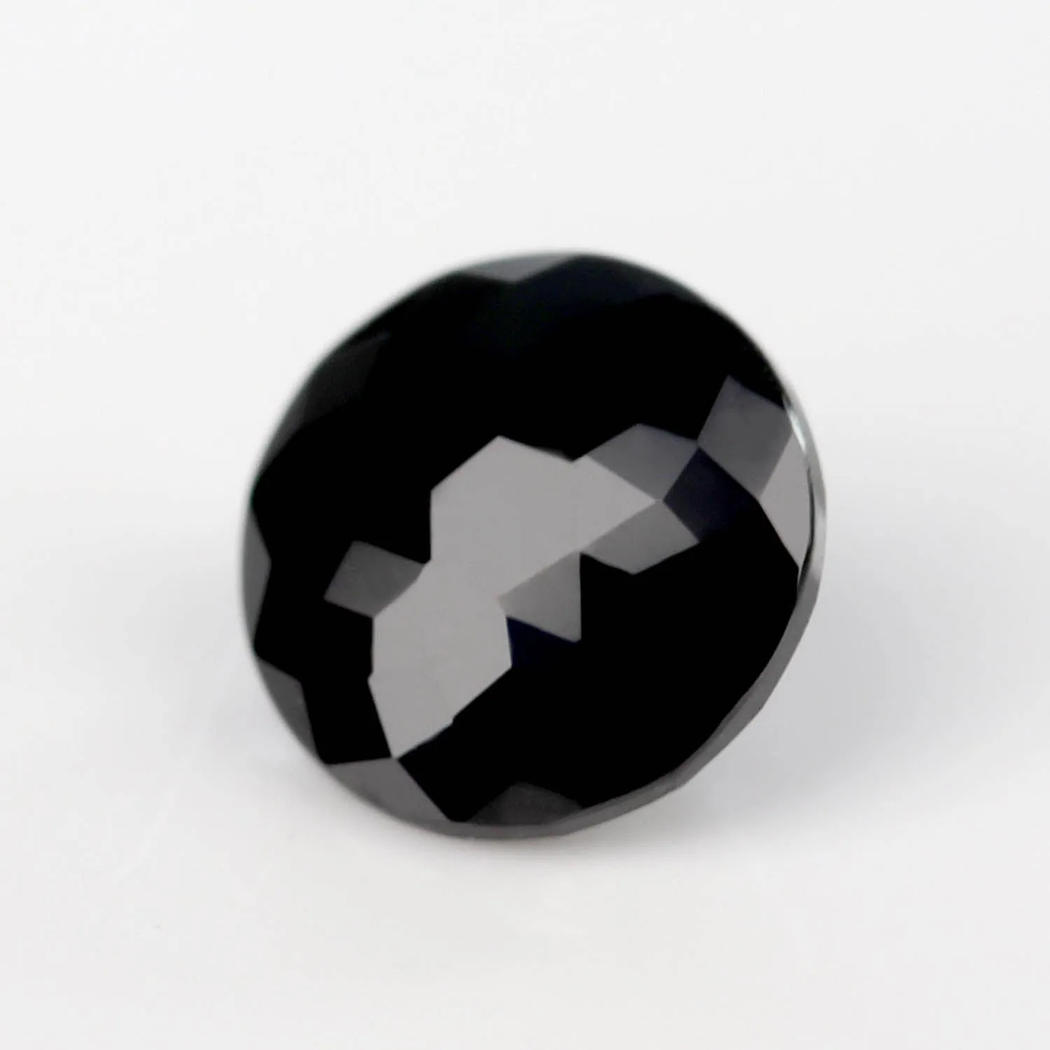 5mm Checkerboard Top Black Spinel