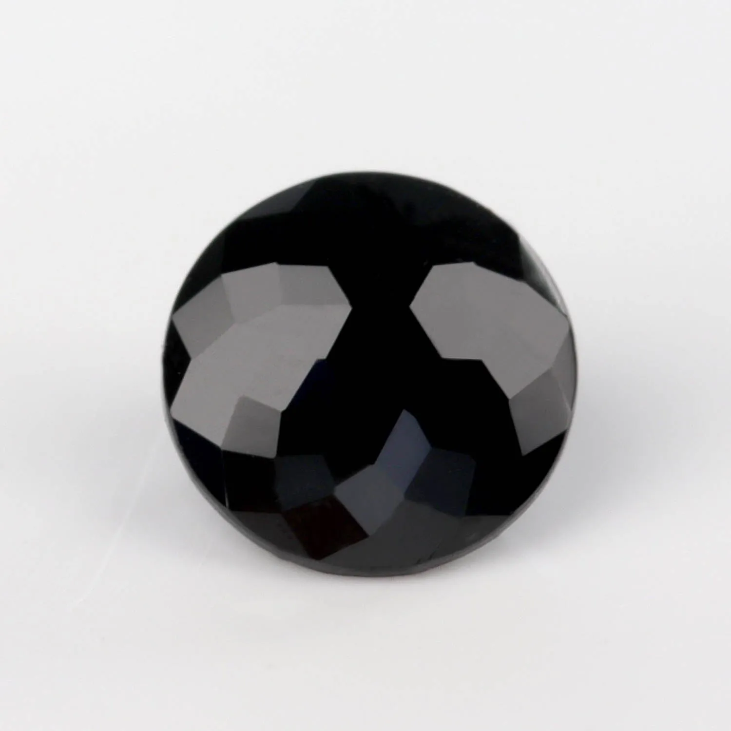 5mm Checkerboard Top Black Spinel