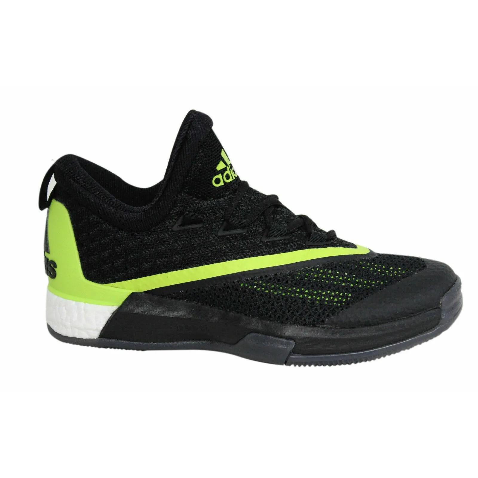 Adidas Crazylight Boost 2.5 Lace Up Black Mens Basketball Trainers AQ7586 B26B