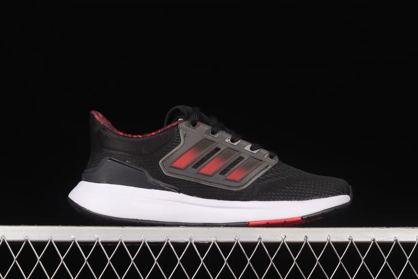 Adidas EQ21 RUN Core Black Fire Red Footwear White GZ4053