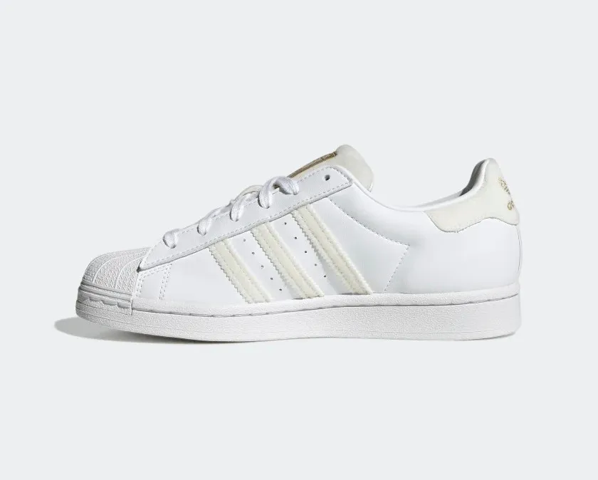 Adidas Originals Superstar Cloud White Off White Gold Metallic GZ3386