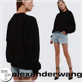 Alexander Wang  |Unisex Street Style Designers Sweatshirts