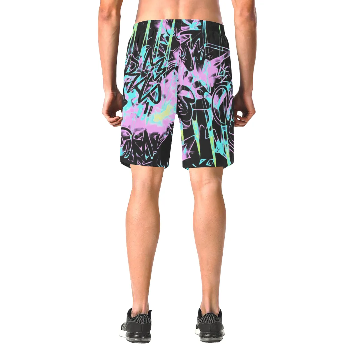 Alternative Skull Graffiti Casual Shorts