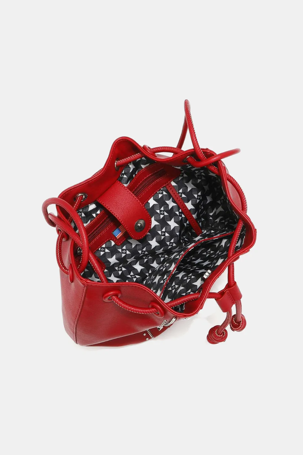 Amy Studded Bucket Bag