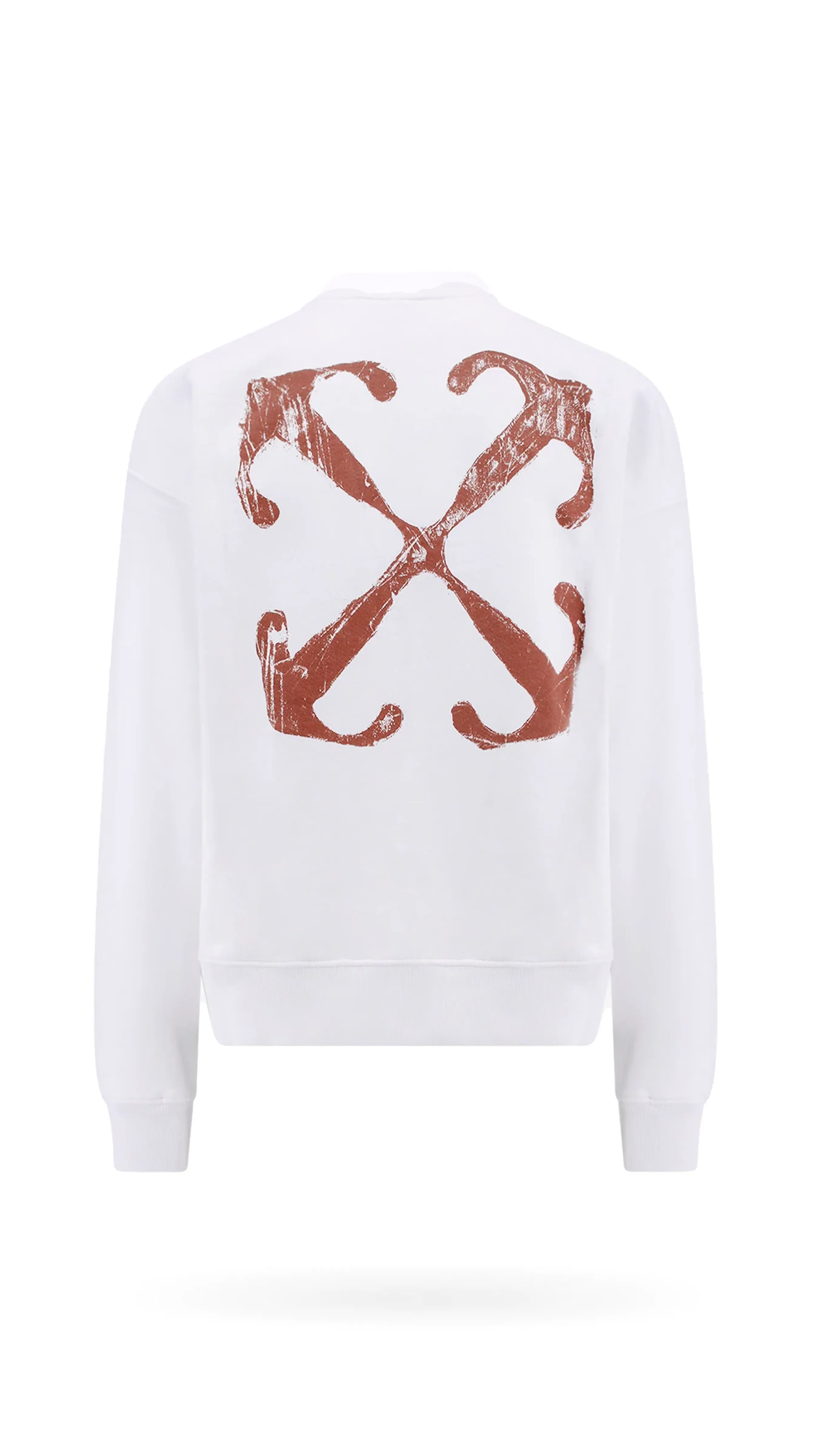 Anchor Arrow Slim Fit Crewneck - White/Red