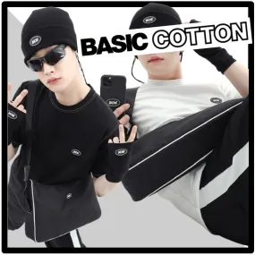 BASIC COTTON  |Unisex Street Style T-Shirts