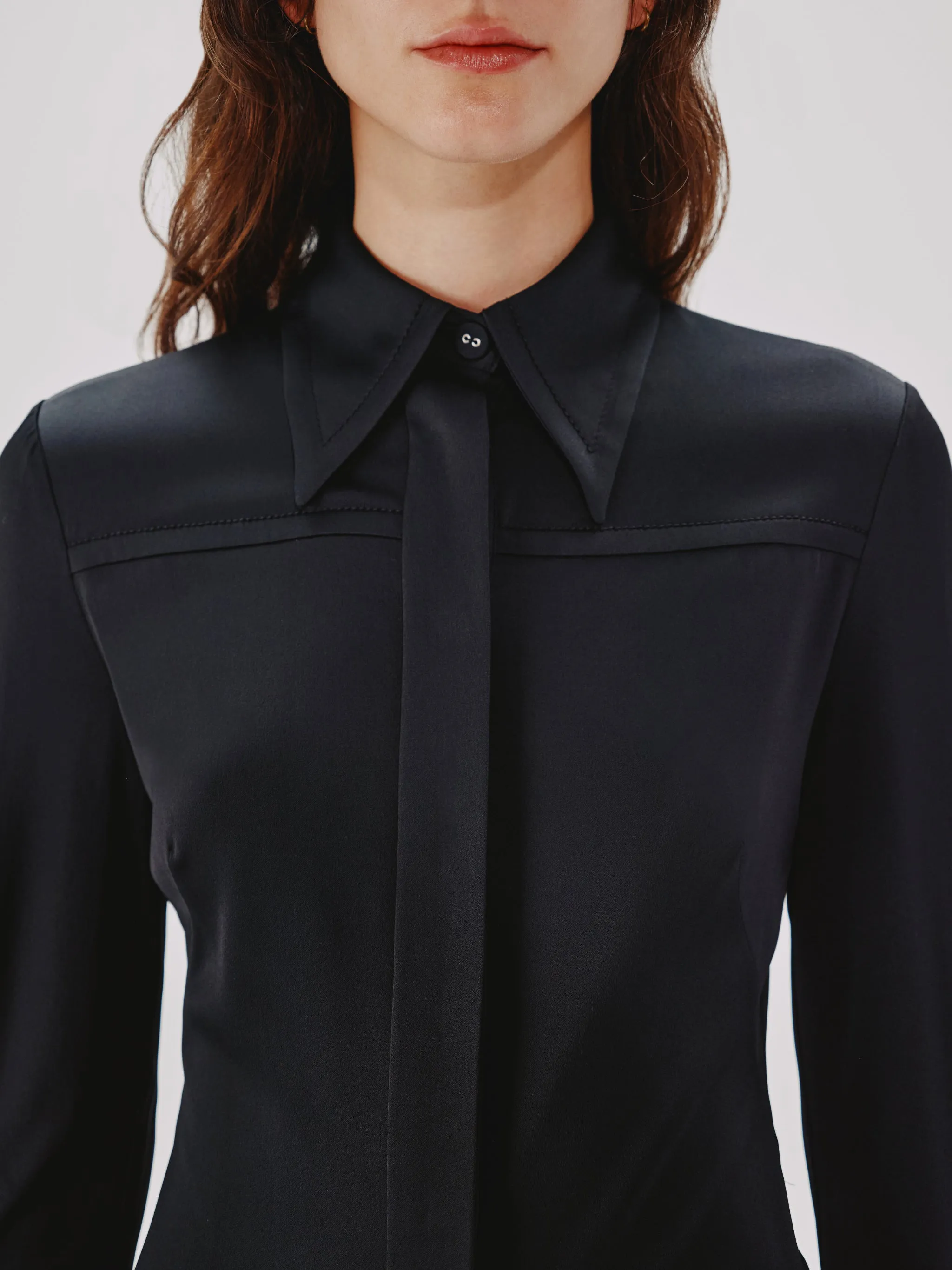 Bias Seamed Shirt