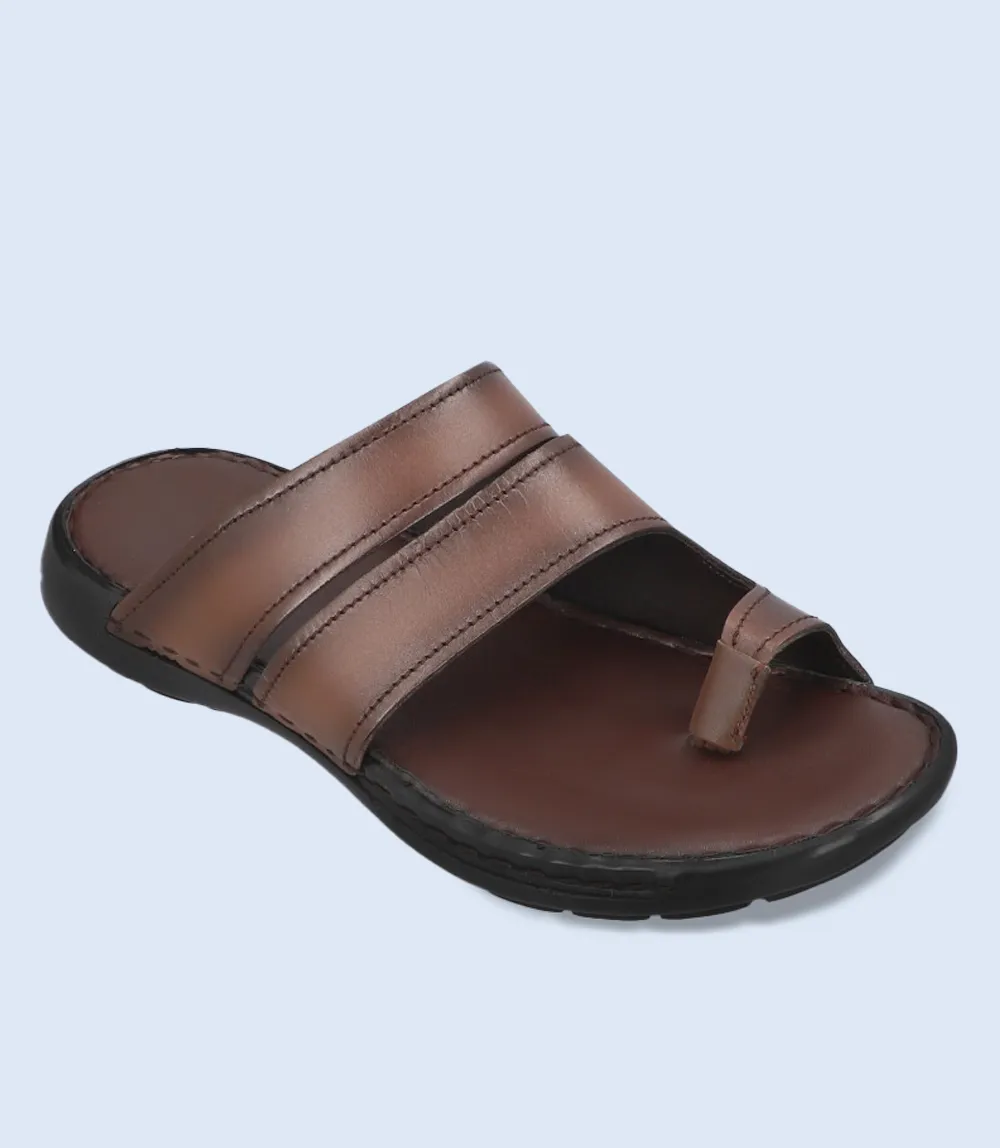 BM5486-BROWN-Men Chappals