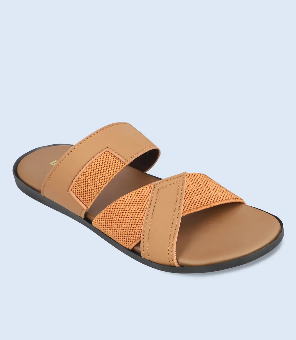 BM5549-TAN-Men Casual Slippers