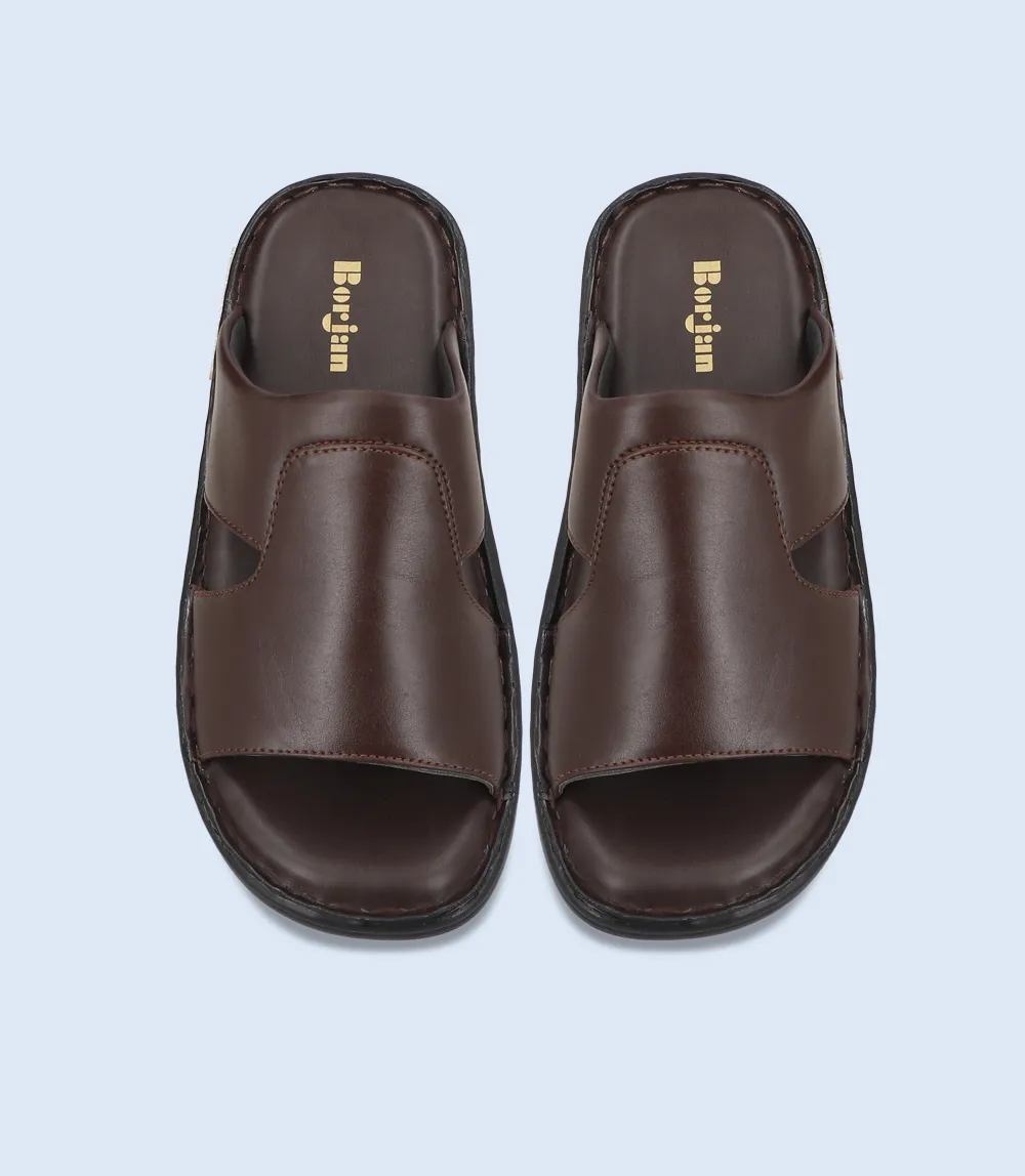 BM5561-COFFEE-Men Casual Slipper