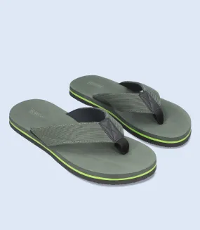 BM5567-GREEN-Men Flipflop