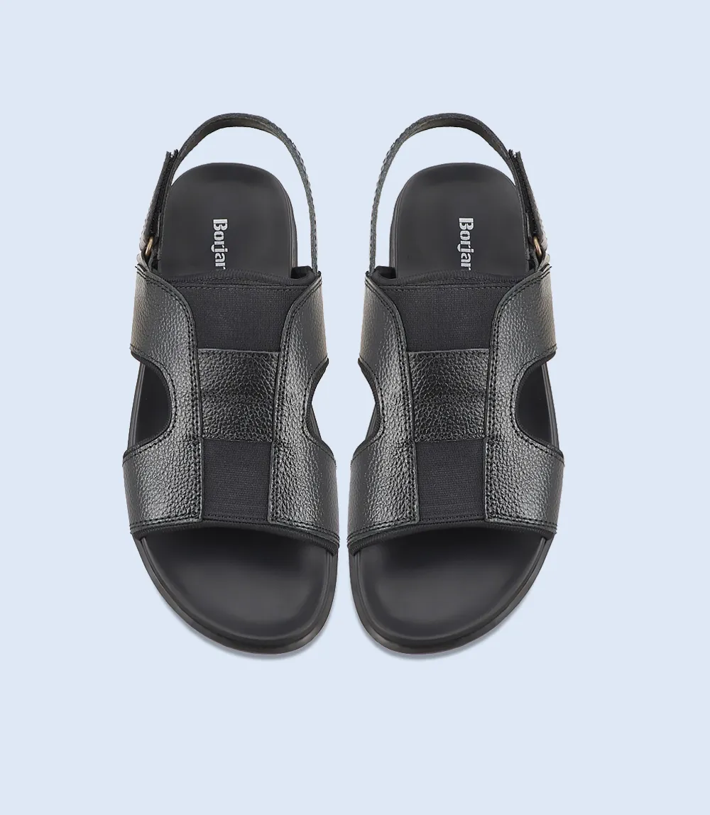 BM5584-BLACK-Men Casual Sandal