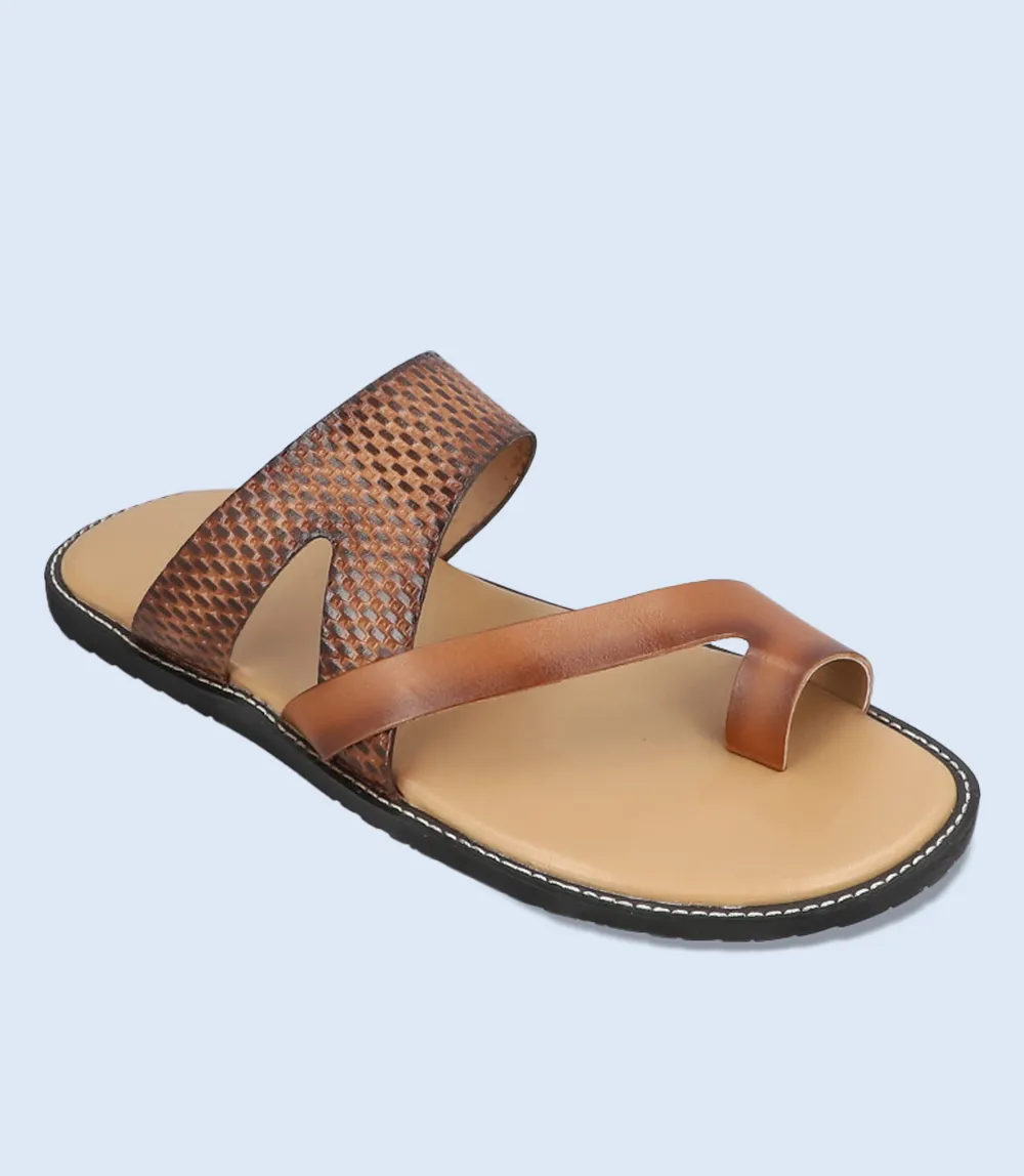 BM5595-TAN-Men Casual Chappal