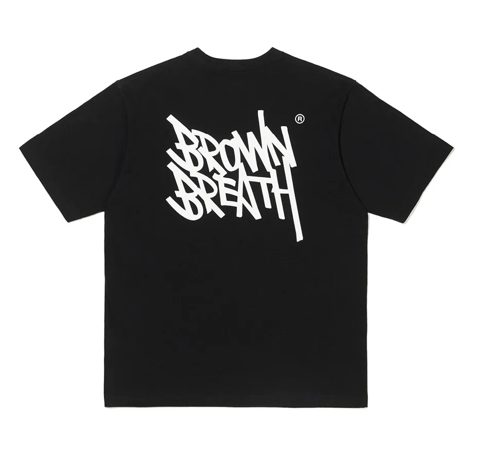 BROWNBREATH  |Unisex Street Style Logo T-Shirts