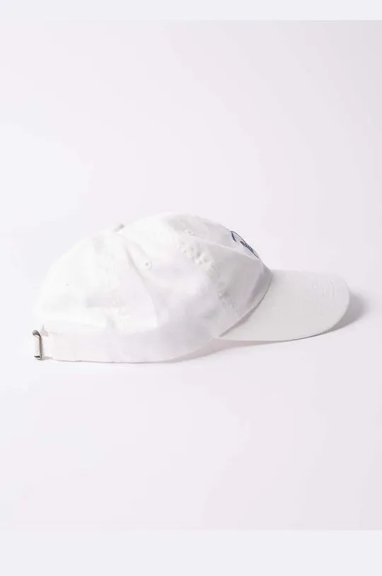 by Parra cotton baseball cap Script Logo 6 Panel Hat white color 51271