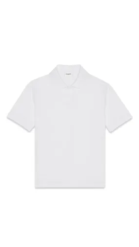 Cassandre Polo-shirt in Cotton Piqué - White