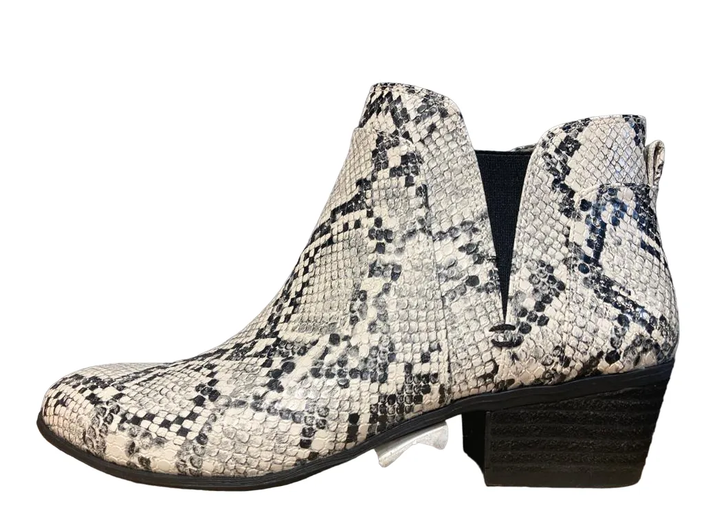 Circus Snake Print Designer Women's Boots