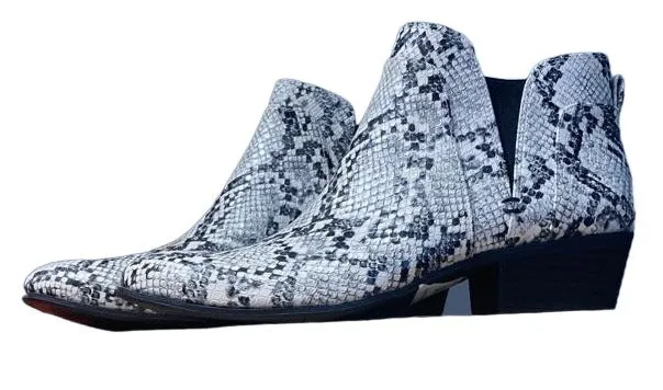 Circus Snake Print Designer Women's Boots