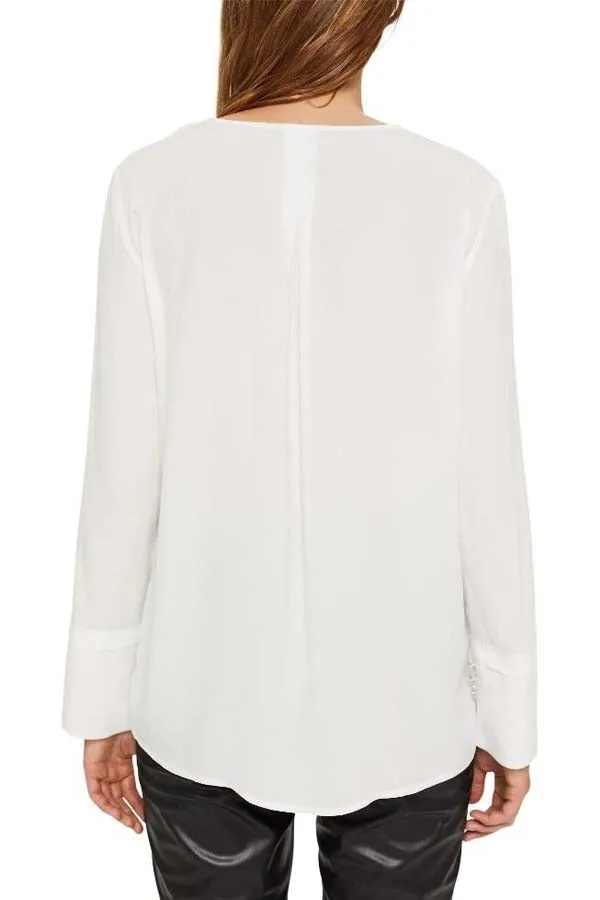 Esprit Wide-Cuff Blouse