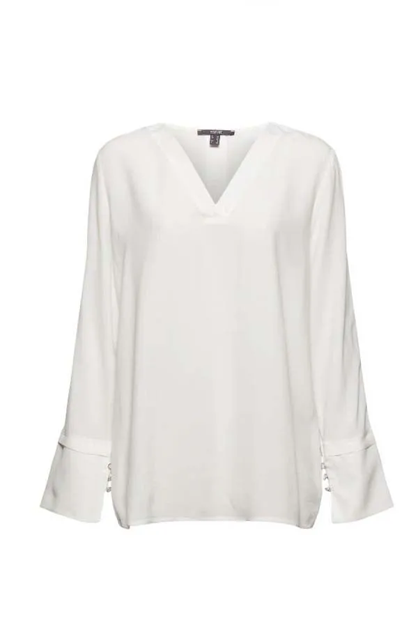 Esprit Wide-Cuff Blouse