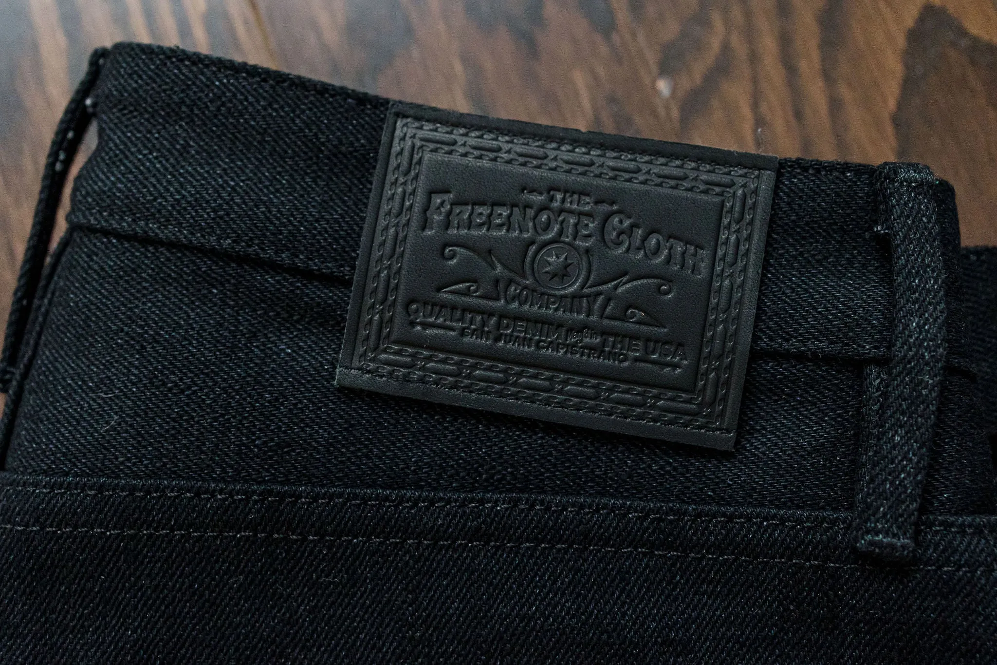 Freenote Cloth Portola - 17oz Black Slub