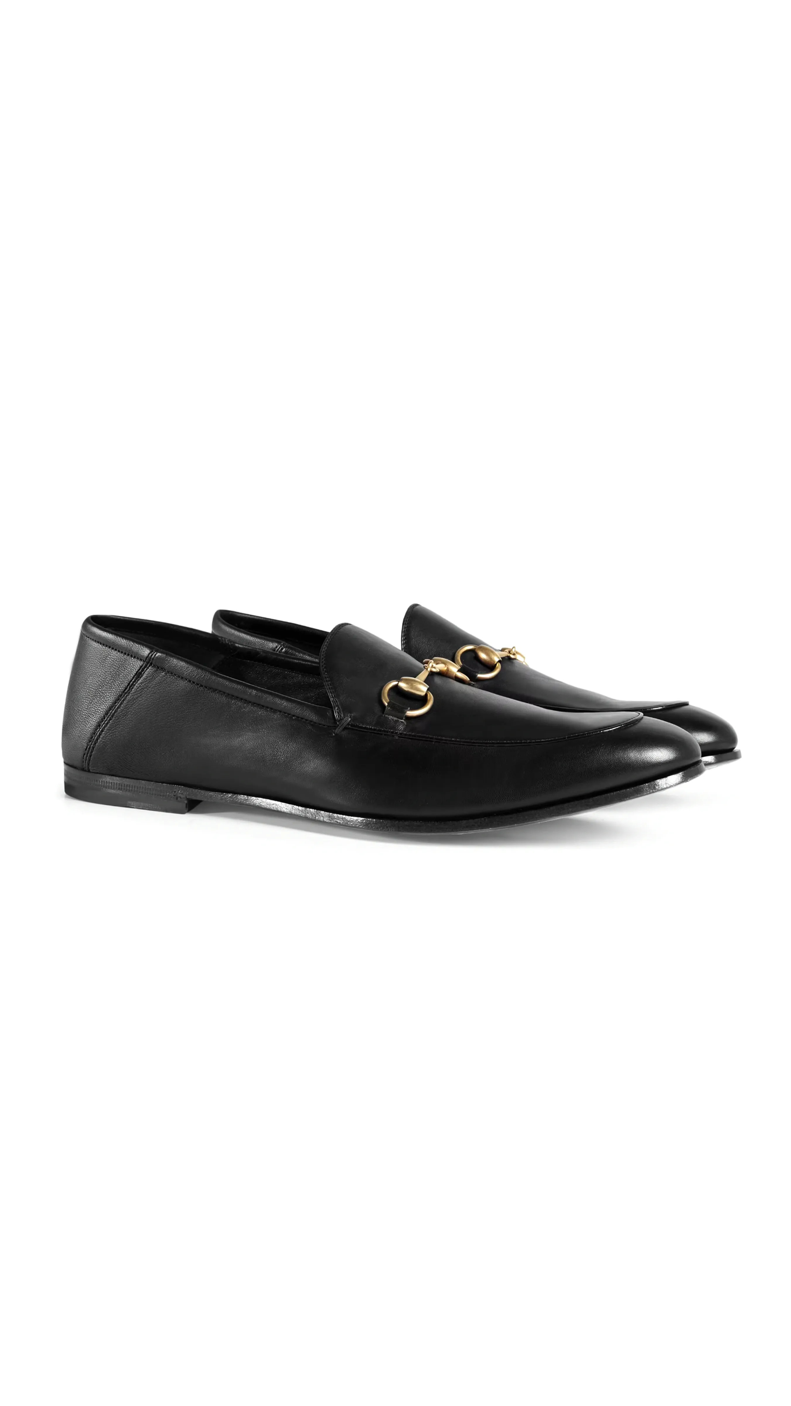 Horsebit Leather Loafer - Black