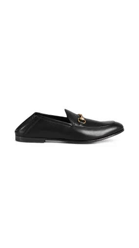 Horsebit Leather Loafer - Black