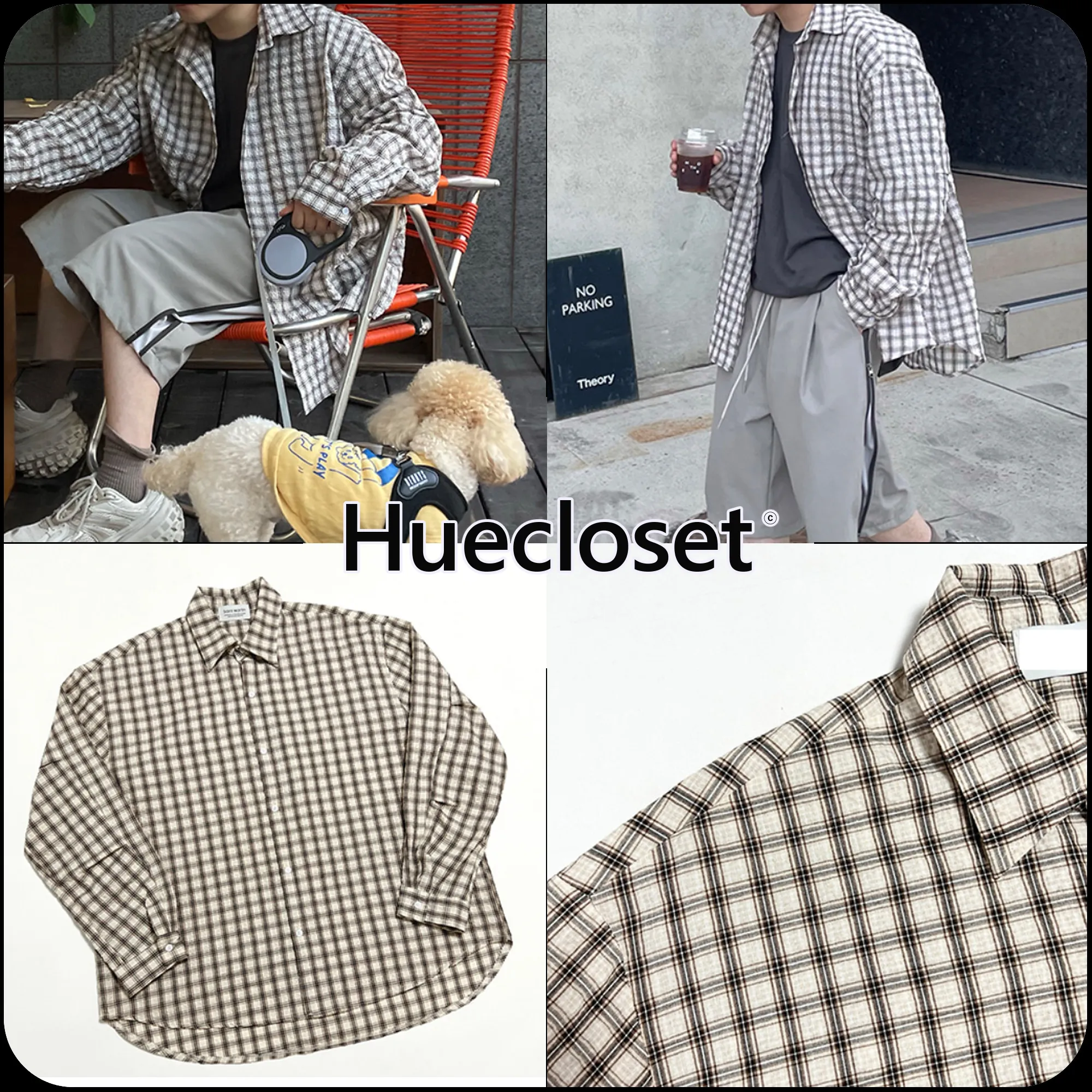 HUE  |[Huecloset]★Martin seersucker shirt