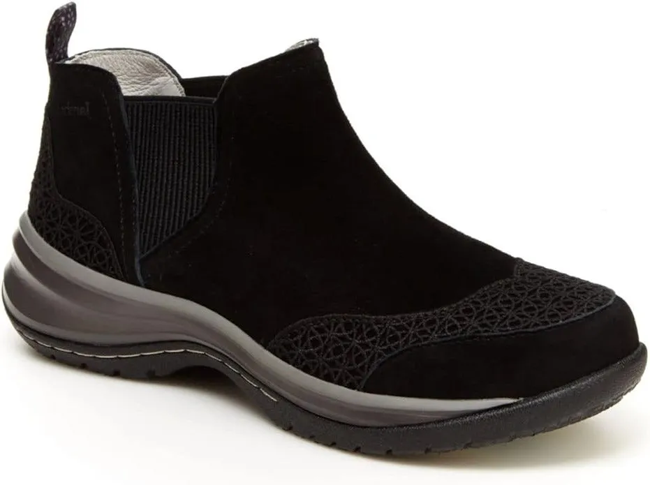 Jambu Women's Moonflower Boots Black Suede