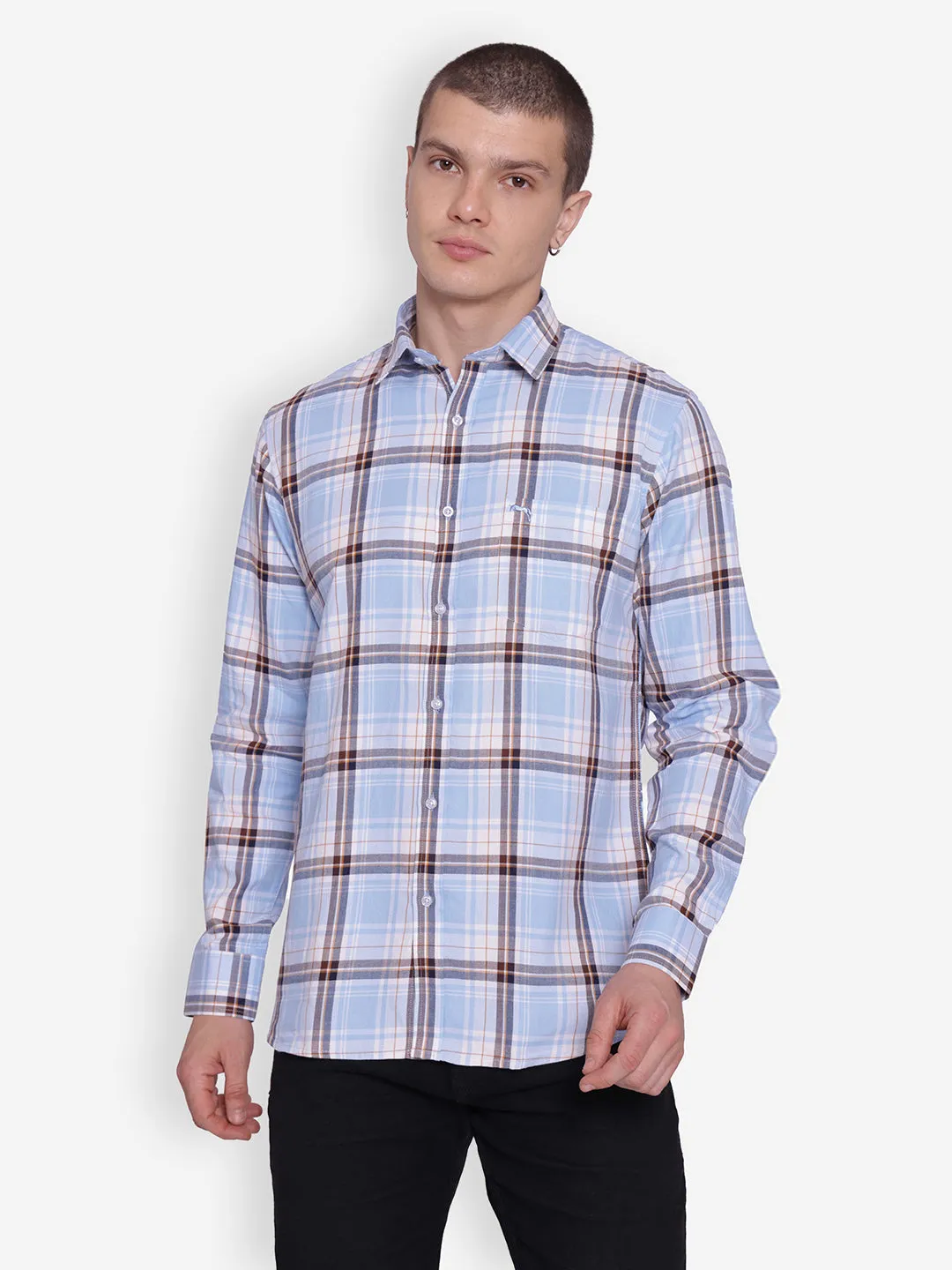 JUMP USA Men Cotton Casual Shirts