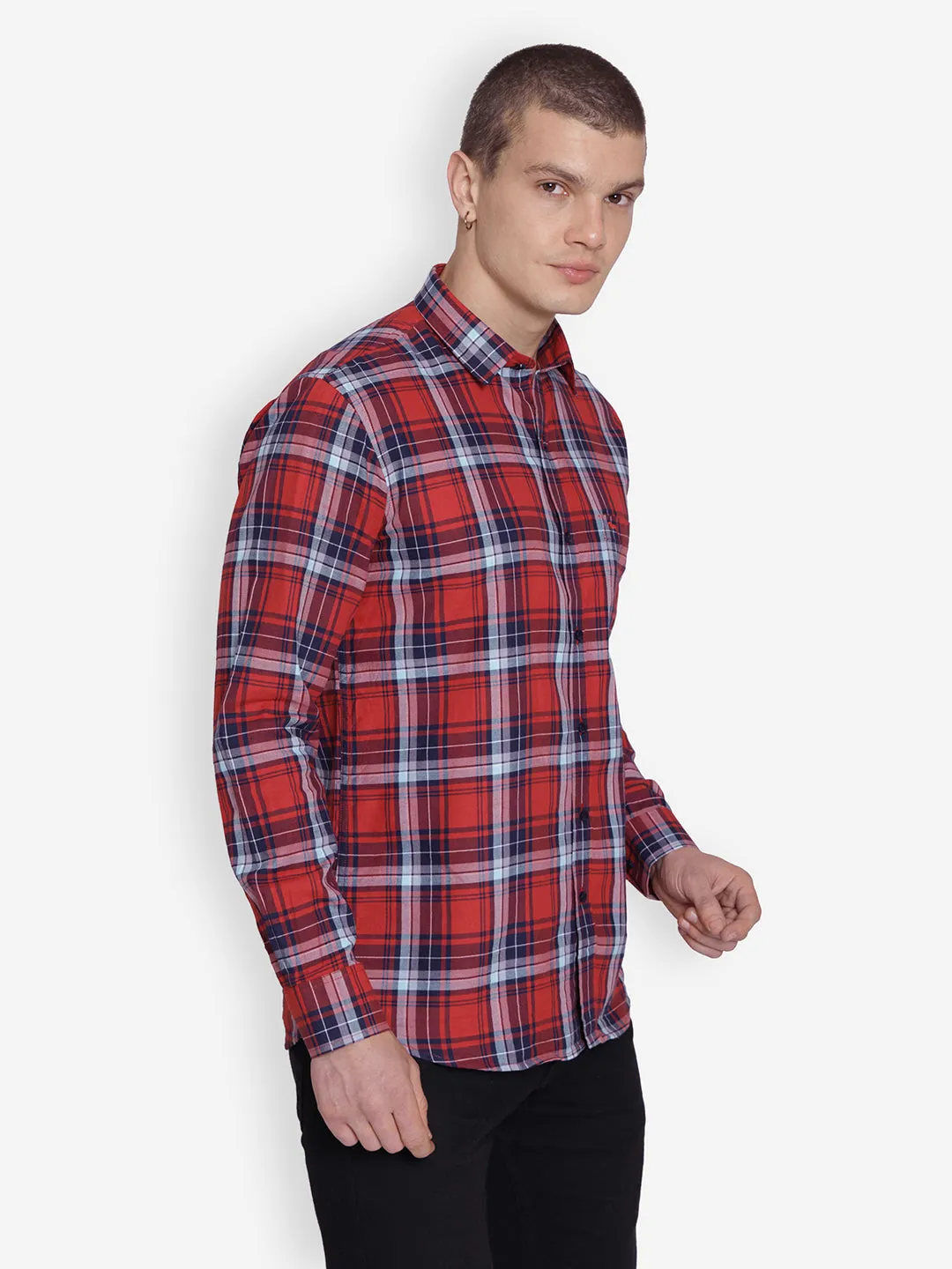 JUMP USA Men Cotton Casual Shirts