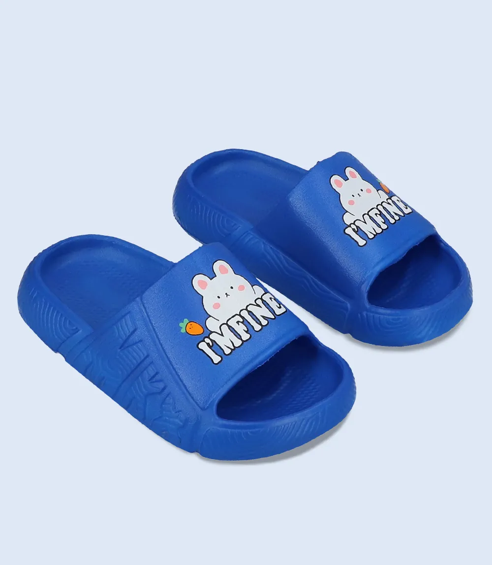 KB0053-BLUE-Boys Casual Slipper