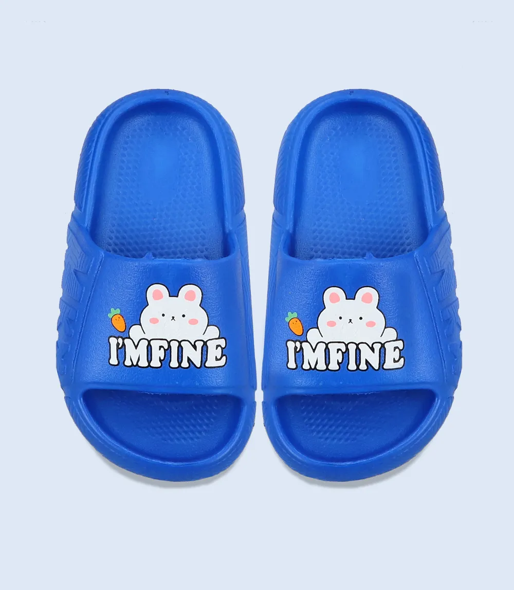 KB0053-BLUE-Boys Casual Slipper