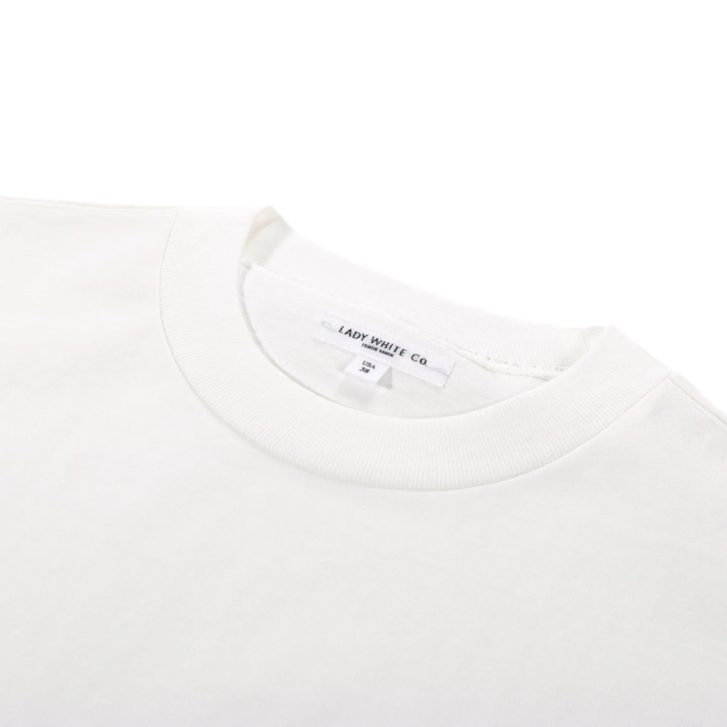 LADY WHITE CO. RUGBY T-SHIRT WHITE