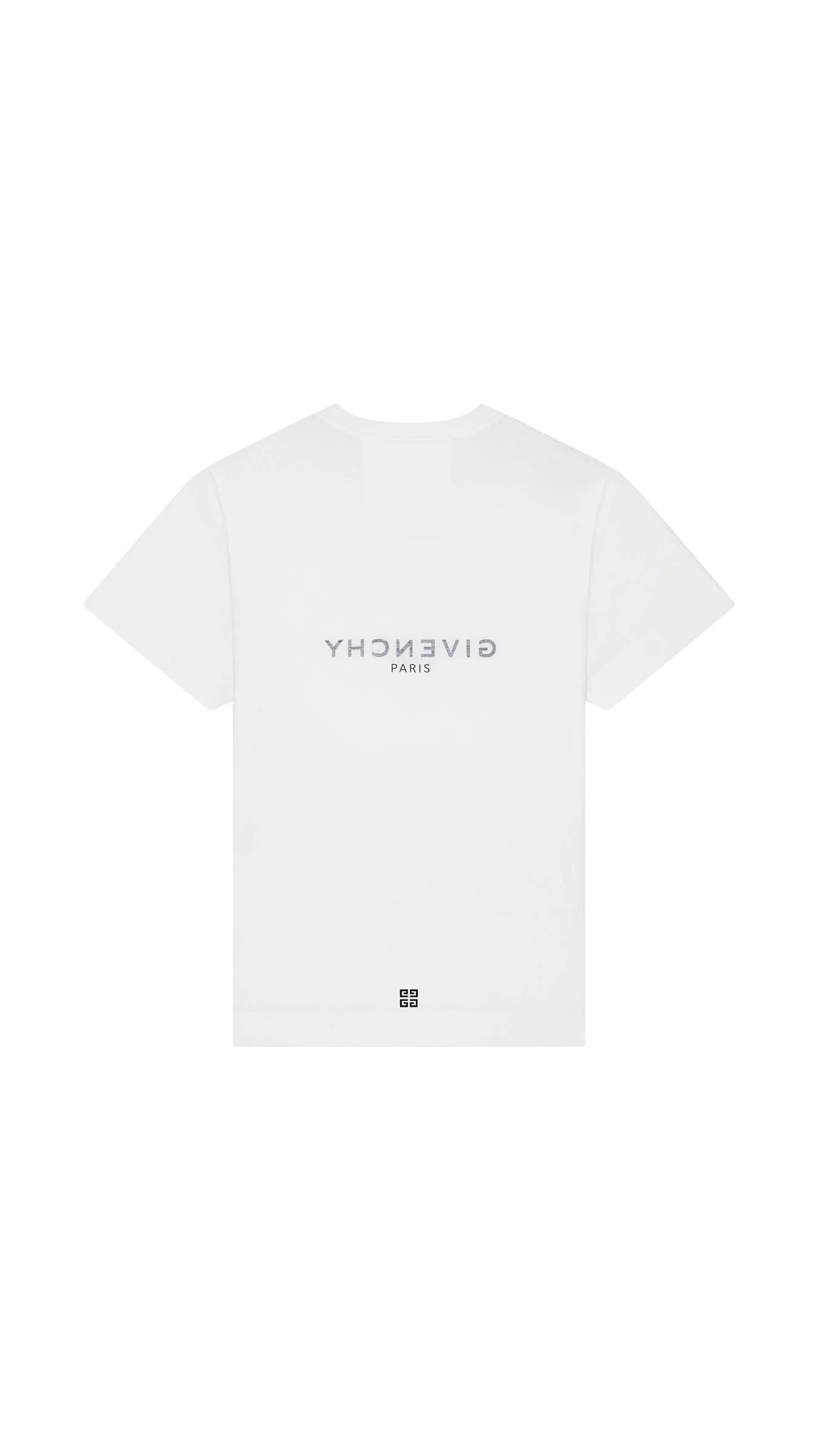 Logo Reverse T-shirt in Cotton - White