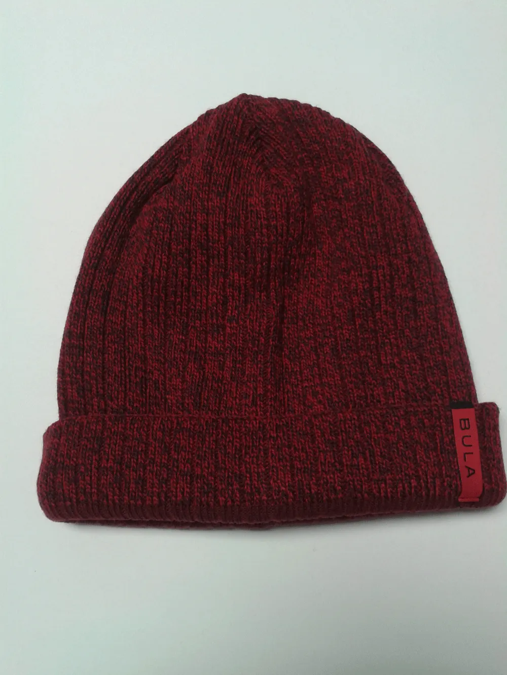 LONGUE TUQUE ROUGE BOURGOGNE|RED BURGUNDY LONG HAT