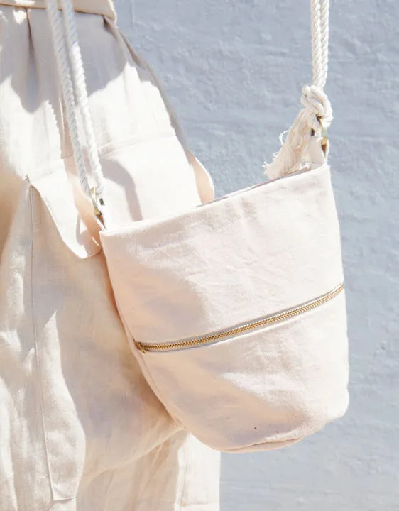 Lotfi Pink Mini Bucket Bag