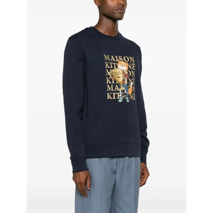 MAISON KITSUNE  |Unisex Street Style Designers Sweatshirts