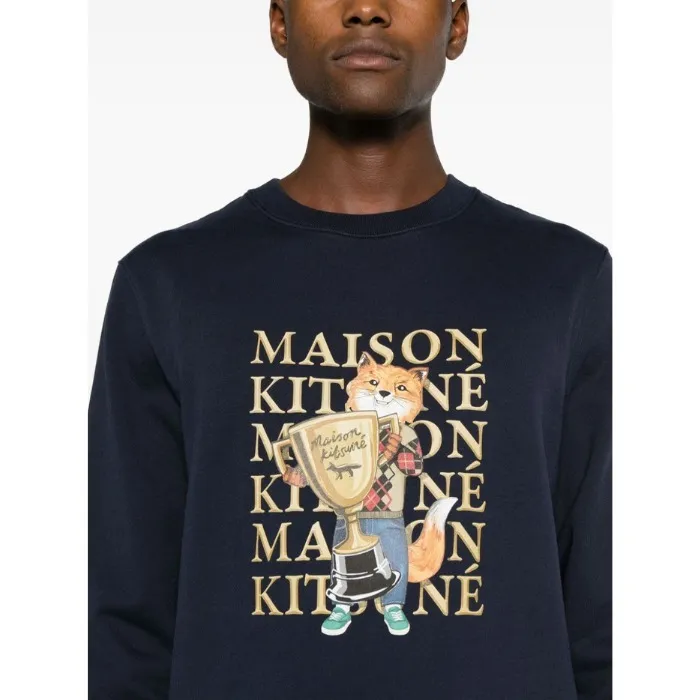 MAISON KITSUNE  |Unisex Street Style Designers Sweatshirts