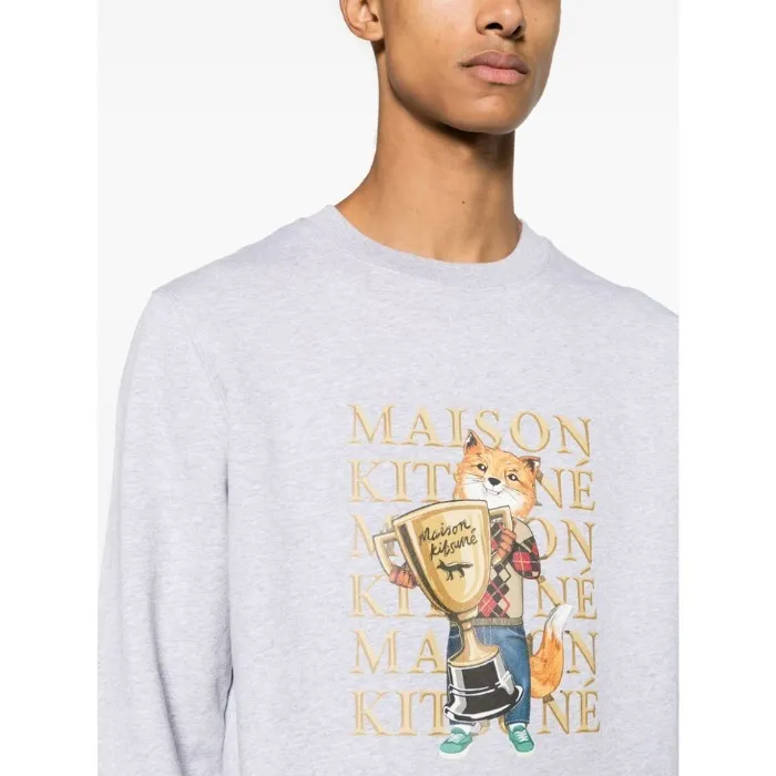 MAISON KITSUNE  |Unisex Street Style Designers Sweatshirts