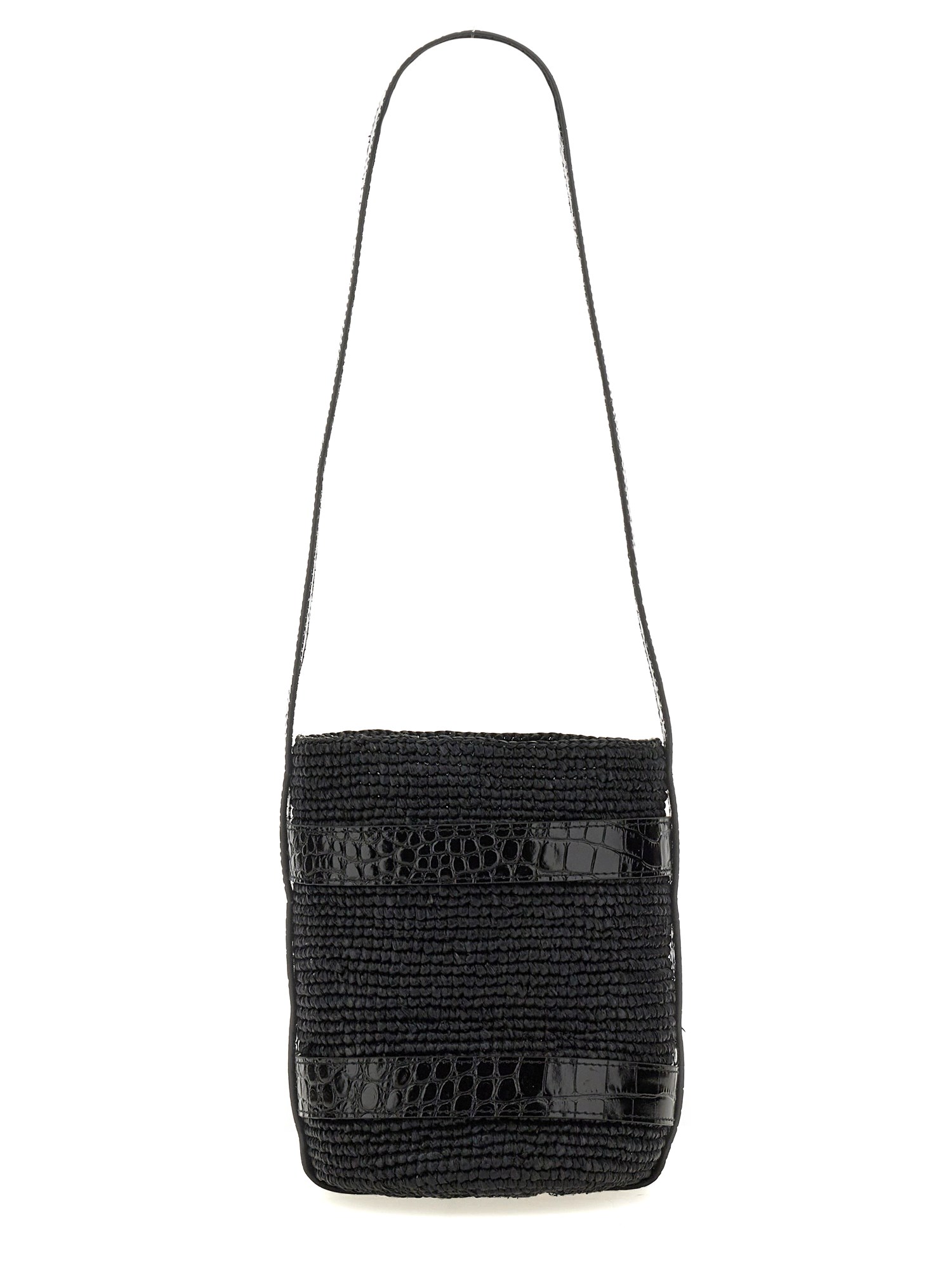 MANEBI    RAFFIA BUCKET BAG