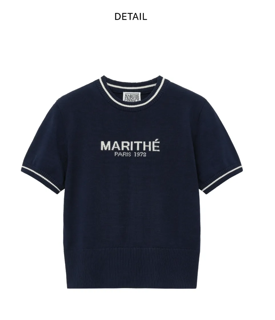 Marithe + Francois Girbaud  |Casual Style Street Style Plain Elegant Style Logo