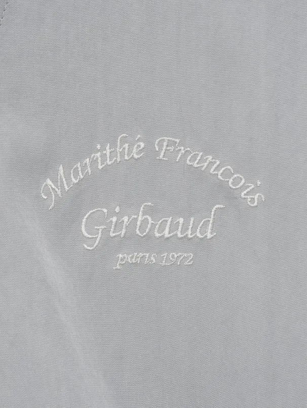 Marithe + Francois Girbaud  |[MARITHE]★VARSITY OPEN COLLAR HALF SLEEVE SHIRT